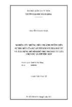 Nghiên cứu những tiêu chí ảnh hưởng đến sự thu hút của dự án ppp đối với nhà đầu tư và xây dựng mô hình hỗ trợ nhà đầu tư lựa chọn dự án ppp phù hợp 
