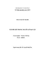 Vấn đề giới trong truyền kỳ mạn lục