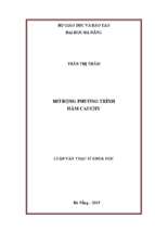 Mở rộng phương trình hàm cauchy..