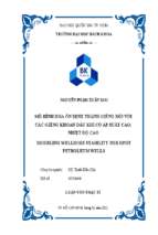 Mô hình hóa ổn định thành giếng đối với các giếng khoan dầu khí có áp suất cao, nhiệt độ cao 