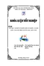 Dạy học chủ đề tự nhiên môn tự nhiên   xã hội lớp 3 theo mô hình trường học mới vnen..