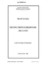 Phương trình schodinger phi tuyến