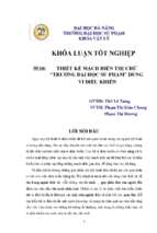 Thiết kế mạch hiển thị chữ trường đại học sư phạm dùng vi điều khiển..