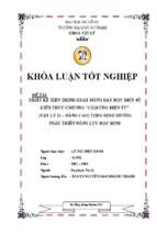 Thiết kế tiến trình hoạt động dạy học một số kiến thức chương cảm ứng điện từ (vật lý 11  nâng cao) theo định hướng phát triển năng lực học sinh.
