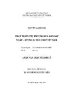 Phát triển thị trường mua bán sáp nhập hướng đi mới cho việt nam