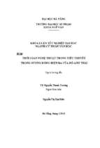 Thời gian nghệ thuật trong tiểu thuyết trong sương hồng hiện ra của hồ anh thái.