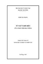 Từ ngữ nghề biển của ngư dân đà nẵng.
