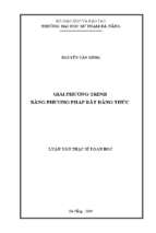 Ứng dụng phần mềm maple cho bài toán tích phân đại số ma trận..