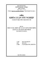 Phân tích, thiết kế và xây dựng phần mềm quản lý cửa hàng mỹ phẩm.
