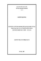 Xây dựng và sử dụng ebook hỗ trợ hoạt động tự học trong dạy học vật lí ở trường phổ thông phần dòng điện xoay chiều   vật lí 12.