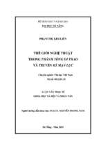 Thế giới nghệ thuật trong thánh tông di thảo và truyền kỳ mạn lục...