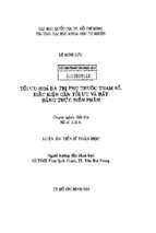 Tối ưu hóa đa trị phụ thuộc tham số, điều kiện cần tối ưu và bất đẳng thức biến thân