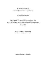 Thực trạng và một số giải pháp thúc đẩy xuất khẩu hàng dệt may việt nam vào thị trường nhật bản