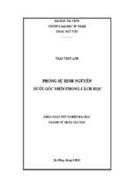 Phóng sự binh nguyên dưới góc nhìn phong cách học.