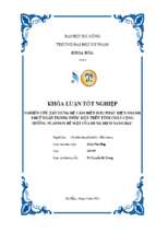 Nghiên cứu xây dựng hệ cảm biến màu phát hiện nhanh thủy ngân trong nước dựa trên tính chất cộng hưởng plasmon bề mặt của dung dịch nano bạc.