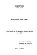 Triều nguyễn đối với tín ngưỡng dân gian nửa đầu thế kỉ xix.