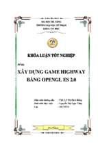 Xây dựng game highway bằng opengl es 2.0..