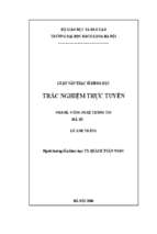 Trắc nghiệm trực tuyến