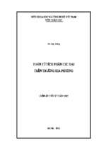 Toán tử tích phân cực đại trên trường địa phương