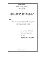 Tìm hiểu nhân vật lịch sử ở đà nẵng dưới triều nguyễn (1802   1884).