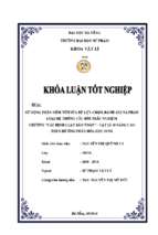 Sử dụng phần mềm vitesta để lựa chọn, đánh giá và phân loại hệ thống câu hỏi trắc nghiệm chương “các định luật bảo toàn”   vật lí 10 nâng cao theo hướng phân hóa học sinh.