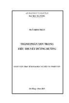 Thành phần xen trong tiểu thuyết dương hướng..
