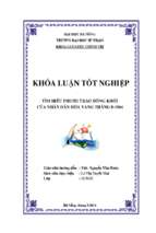 Tìm hiểu phong trào đồng khởi của nhân dân hòa vang tháng 8 1964
