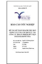 Kế toán doanh thu bán hàng và cung cấp dịch vụ tại công ty trách nhiệm hữu hạn four seasons vina