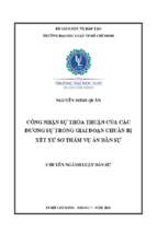 Công nhận sự thỏa thuận của các đương sự trong giai đoạn chuẩn bị xét xử sơ thẩm vụ án dân sự