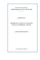 Luận văn quản lý công giải pháp nâng cao năng lực cạnh tranh ngành ca cao tỉnh bà rịa   vũng tàu​