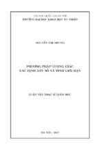 Phương pháp lượng giác xác định dãy số và tính giới hạn.