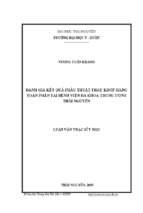 Luận văn đánh giá kết quả phẫu thuật thay khớp háng toàn phần tại bệnh viện đa khoa trung ương thái nguyên