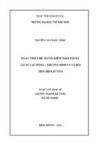 Hoàn thiện hệ thống kiểm soát nội bộ tại sở lao động   thương binh và xã hội tỉnh bình dương