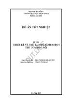 Thiết kế và chế tạo mô hình robot thu gom rác nổi