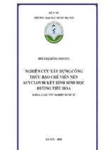 Luận văn nghiên cứu xây dựng công thức bào chế viên nén acyclovir kết dính sinh học đường tiêu hóa​