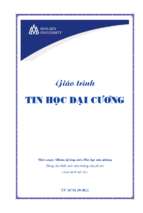 Giáo trình tin học đại cương 50 