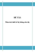 Phân tích thiết kế hệ thống quản lý siêu thị 40