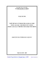 Luận văn toán học thiết kế một số tình huống đánh giá thực trong dạy học chủ đề hệ thức lượng trong tam giác ở trường trung học phổ thông​