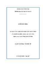 Luận văn quản lý công các yếu tố tác động đến hành vi đổi mới cá nhân của người lao động trong khu vực công   nghiên cứu tại cấp sở ở thành phố hồ chí minh​