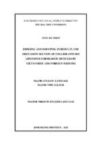 Hedging and boosting in results and discussion section of english applied linguistics research articles by vietnamese and foreign writers