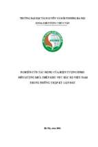 Nghiên cứu tác động của hiện tượng enso đến lượng mưa trên khu vực bắc bộ việt nam trong những thập kỷ gần đây 55
