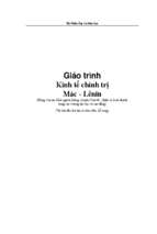 Giáo trình kinh tế chính trị mác lênin 50