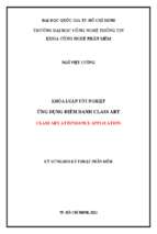Ứng dụng điểm danh class art (khóa luận tốt nghiệp)