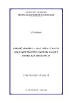 Luận văn quản lý công phân bổ vốn đầu tư phát triển từ nguồn ngân sách nhà nước   đánh giá và gợi ý cho địa bàn tỉnh long an​