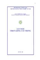 Giáo trình chọn giống cây trồng   pgs.ts. vũ đình hòa 50