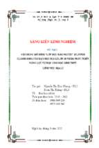 Skkn “vận dụng mô hình “lớp học đảo ngược” (flipped classroom) vào dạy học địa lí lớp 10 nhằm phát triển năng lực tự học cho học sinh thpt”
