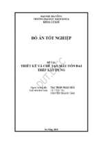 Thiết kế và chế tạo máy uốn đai thép xây dựng