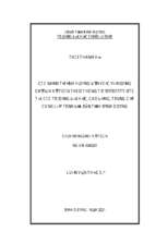 Các nhân tố ảnh hưởng đến việc vận dụng chế độ kế toán theo thông tư 107 2017 tt btc tại các trường đại học, cao đẳng, trung cấp công lập trên địa bàn tỉnh bình dương