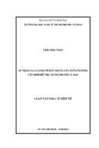 Luận văn quản lý công sự tham gia của người dân trong xây dựng phường văn minh đô thị tại thành phố cà mau​