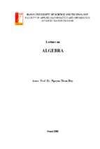 Lecture on algebra